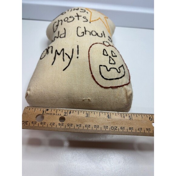 Handmade Primitive Ghost Doll Halloween Folk Art decor - Picture 5 of 5